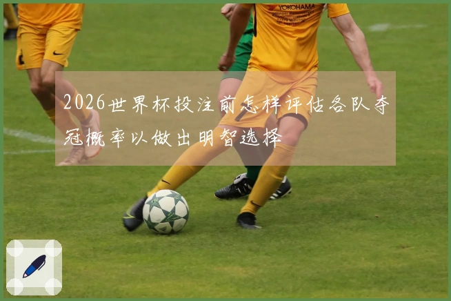 2026世界杯投注前怎样评估各队夺冠概率以做出明智选择